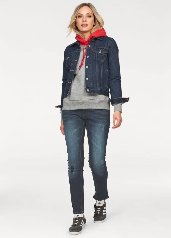 Темно-синяя демисезонная куртка Levi's