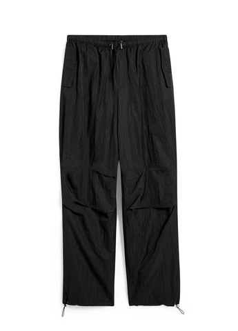 Черные кэжуал, спортивные летние прямые брюки C&A