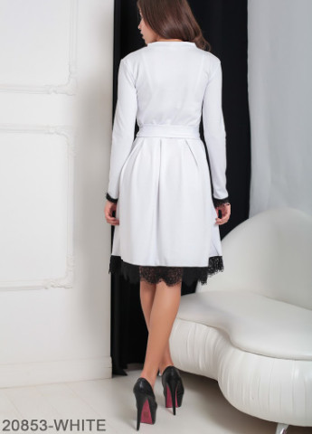 Білий кежуал жіноче плаття подіум kallagis Podium однотонна