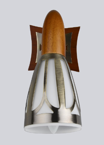 Светильник настенный накладной спот деревянный классический HTL-157/1 E14 Brille (251310007)
