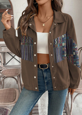 Куртка-сорочка SHEIN (365437868)