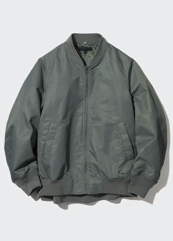 Зелена демісезонна куртка Uniqlo