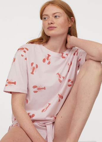 Рожева всесезон піжама H&M