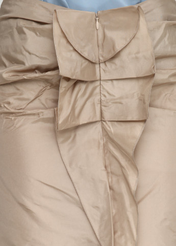 Бежевая кэжуал однотонная юбка Ralph Lauren миди
