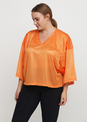 Оранжевая летняя блуза Teamwork