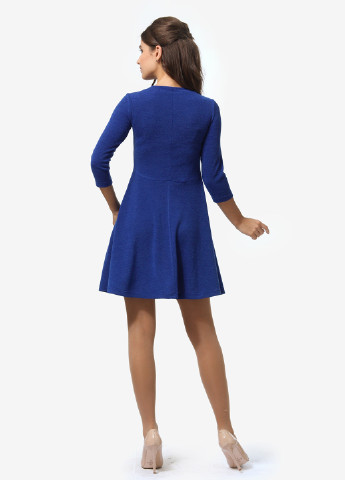 Синее кэжуал платье платье-свитер, клеш Agata Webers