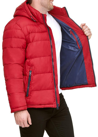 Червона демісезонна куртка Tommy Hilfiger