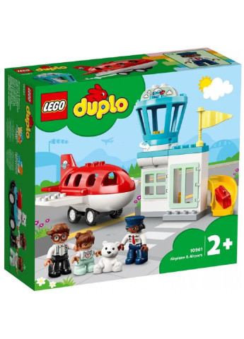 Конструктор (10961) Lego Duplo Самолет и аэропорт 28 деталей (249609107)