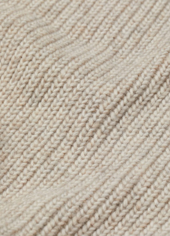 Світло-бежева кежуал сукня сукня светр H&M однотонна