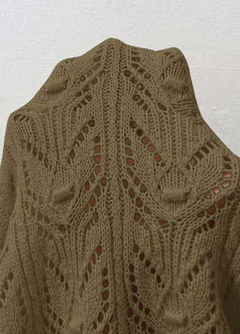 Оливковый (хаки) демисезонный кардиган SHEIN