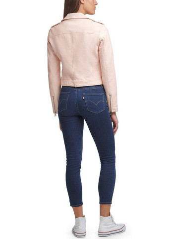 Розовая демисезонная куртка байкерская, косуха Levi's