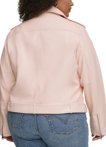 Розовая демисезонная куртка байкерская, косуха Levi's