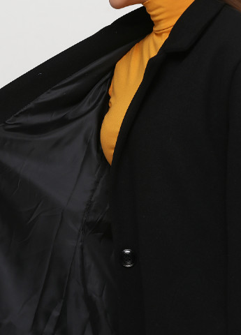 Черное демисезонное Пальто оверсайз New Collection