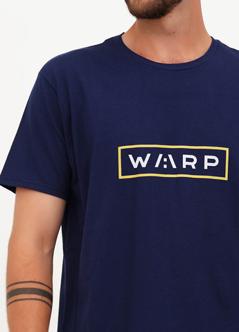 Темно-синяя футболка Hanes