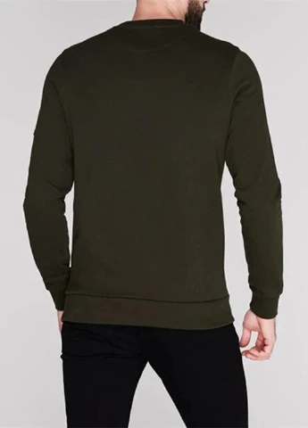 Оливковий світшот Firetrap череп нашивки (229255528)