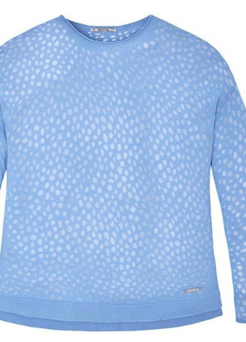 Голубой демисезонный свитер для девосвитер для девочки (6306)чки 6306) Mayoral