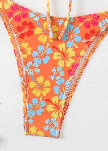 Комбинированный летний купальник (лиф, трусики) раздельный, бикини SHEIN