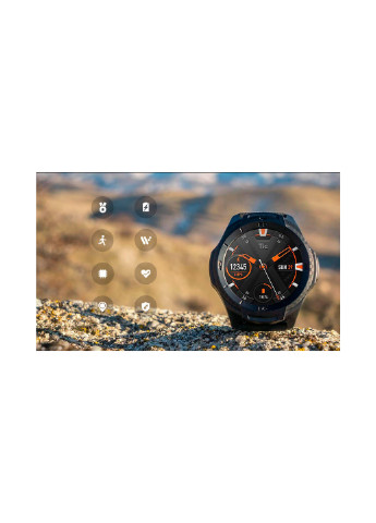 Смарт-часы MOBVOI ticwatch s2 wg12016 midnight black (p1022000400a) (144071621)