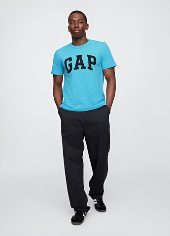 Голубая футболка Gap