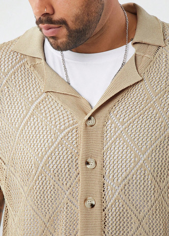 Бежевый лето кардиган SHEIN