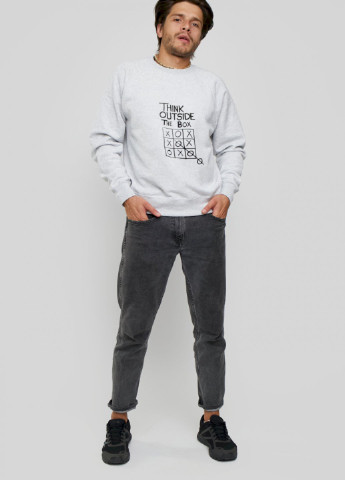 Серый свитшот мужской YAPPI (198688894)