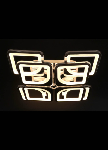 Люстра потолочная LED с пультом A2281/4+4S-RGB-ch Хром 11х43х43 см. Handmade (234539569)