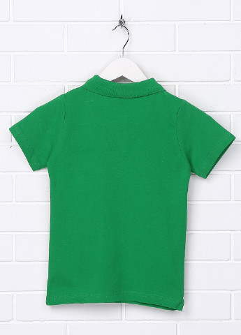 Зеленая детская футболка-поло для мальчика Topolino с рисунком