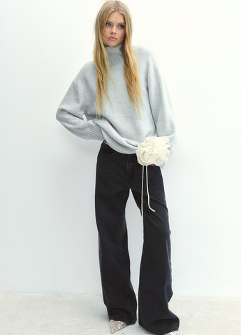 Светло-бирюзовый демисезонный свитер H&M