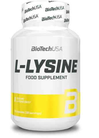 L-Lysine 500 mg 90 Caps Biotechusa (256380228)