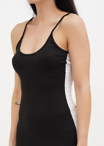 Черное кэжуал платье силуэтная Vicolo однотонное