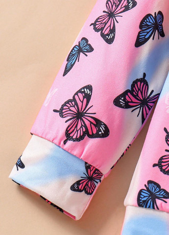 Розовый демисезонный костюм (свитшот, брюки) брючный SHEIN