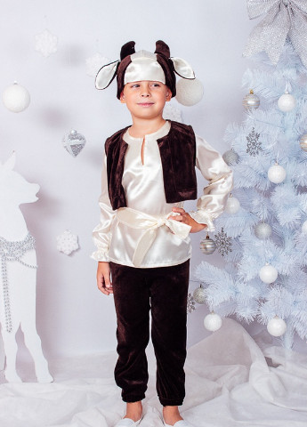 Комбинированный демисезонный новогодний костюм “бычок” Носи своє 7024