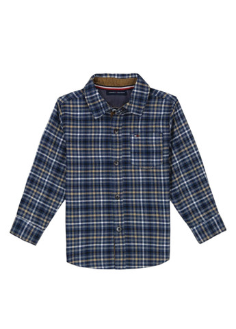 Синий демисезонный комплект (рубашка, штаны) Tommy Hilfiger