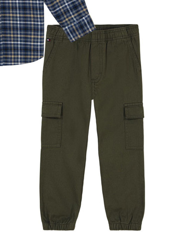 Синий демисезонный комплект (рубашка, штаны) Tommy Hilfiger