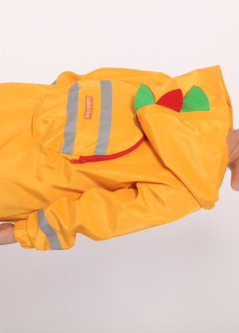Дитячий дощовик-трансформер Дракон жовтий Zabavka дождевик однотонний жовтий кежуал
