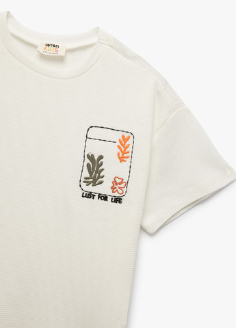 Айвори летняя футболка KOTON