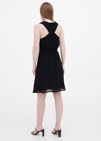 Черное кэжуал платье клеш Liu Jo однотонное