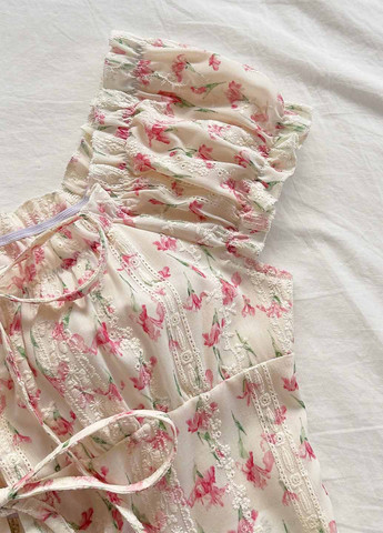 Кремовая блуза SHEIN