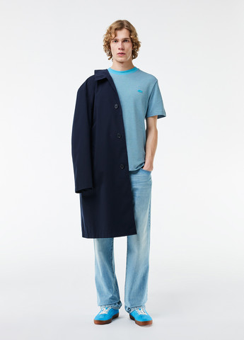 Голубая футболка Lacoste