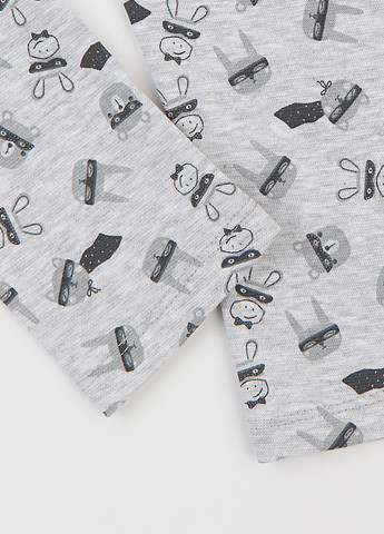 Серые летние леггинсы Flamingo