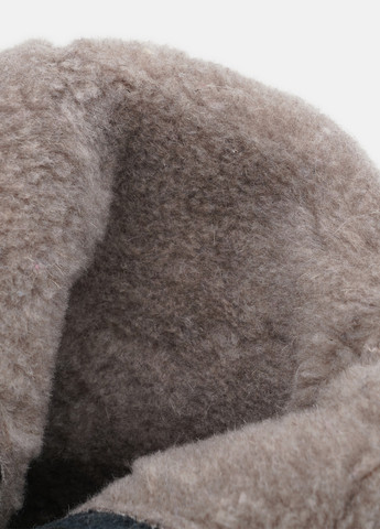 Черные зимние полусапоги Varvara