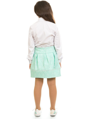 Мятная кэжуал однотонная юбка Kids Couture мини