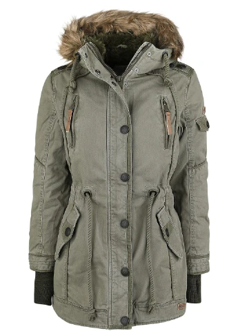 Зелена зимня куртка Brandit Layla Girls Parka