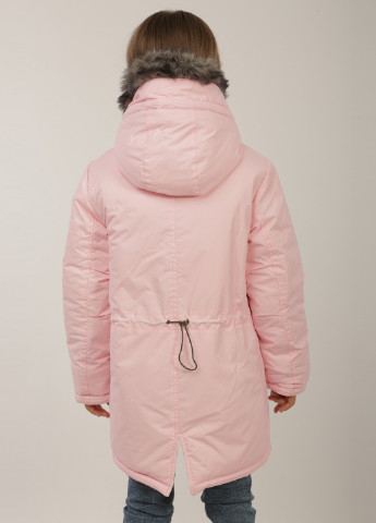 Розовая зимняя куртка DiMax