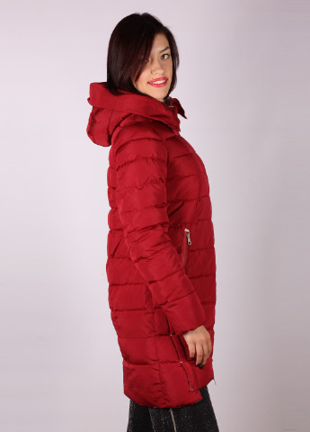 Бордовая зимняя куртка LeeKosta