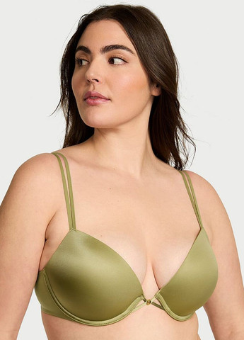 Оливковый демисезонный комплект (бюстгальтер, трусики) Victoria's Secret