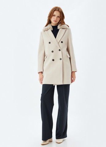 Айворі демісезонне Пальто двобортне KOTON