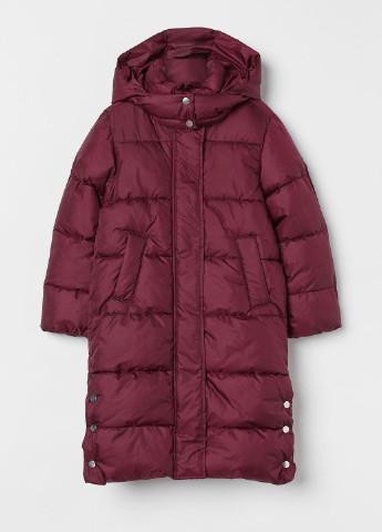Бордова куртка зима,бордовий, H&M