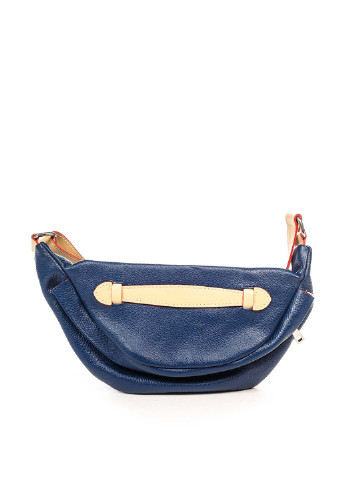 Сумка Italian Bags поясная сумка однотонная синяя кэжуал