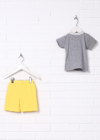 Жовтий літній комплект (футболка, шорти) Byimamoslu